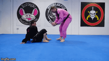 BJJ X Pass mechanics