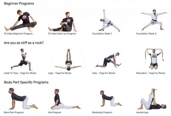 Beginner program yoga for jiu jitsu