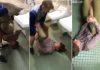 BJJ Kid in a street fight uses heel Hook to finish The Fight