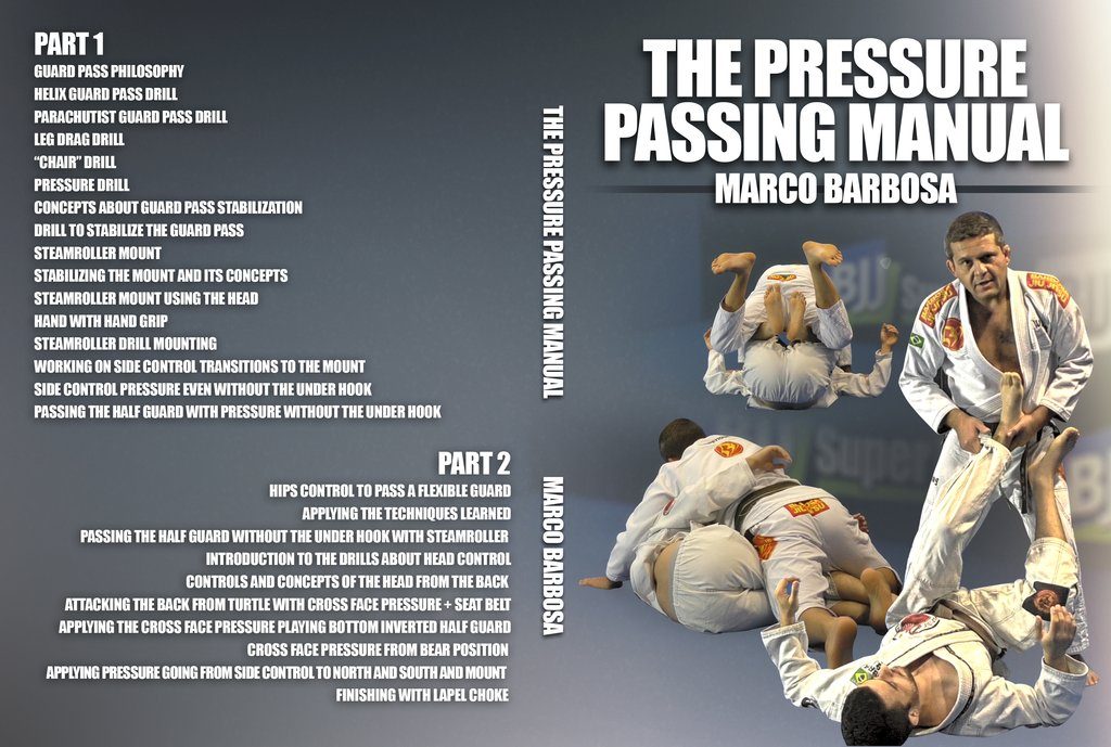 Marco Barbosa BJJ DVD Pressure Passing Manual