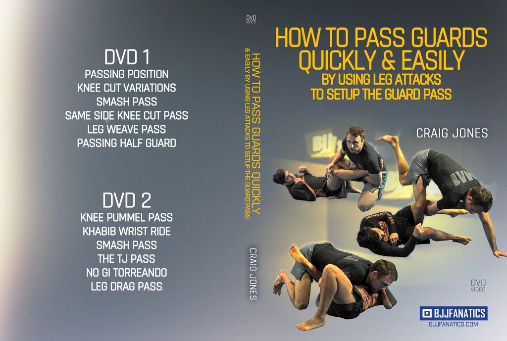 Best BJJ DVD Of 2019: Craig Jones' guard Passing DVD set 