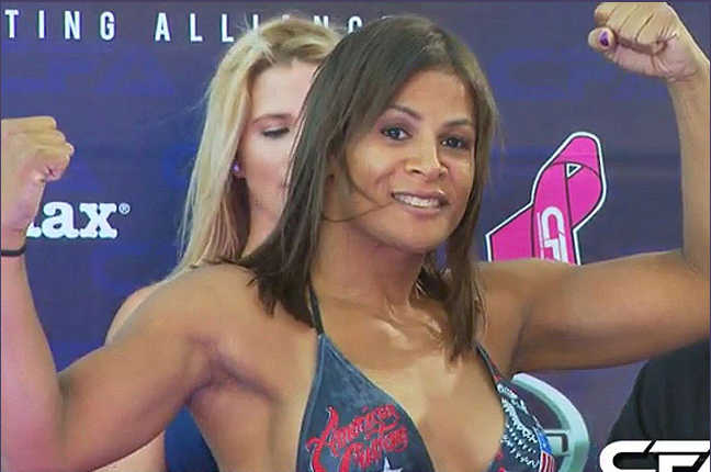 Fallon Fox at Weigh Ins