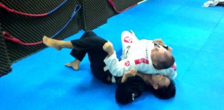 Escape side control with the Hotdog Roll