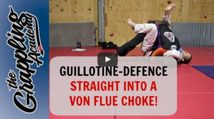 A Guillotine Defence Straight Into a Von Flue Choke – Tom Davey