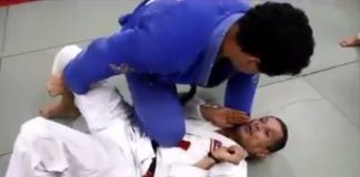 Knee On Belly Armlock Counter - Relson Gracie
