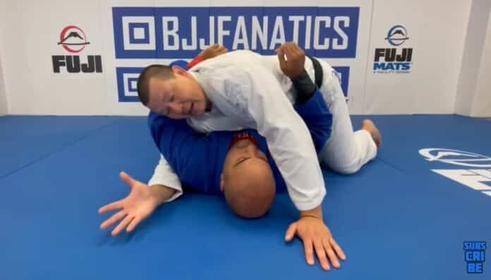 Rickson Gracie Black Belt Shows “Chill Out" Side Control (Scarf Hold)