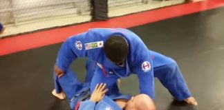 Knee on Belly Defense - Leg Trap