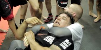 Rear Naked Choke escape by Frank Mir